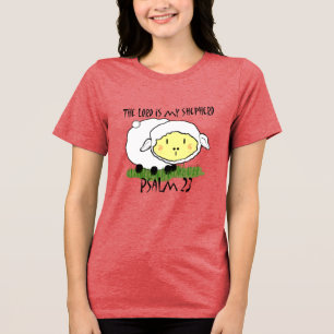 En Tri-matière L'Éternel est mon berger Psalm 23 T-shirt bébé - U