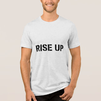 En Tri-matière LEVEZ-VOUS – T-Shirt avec citation motivationnelle