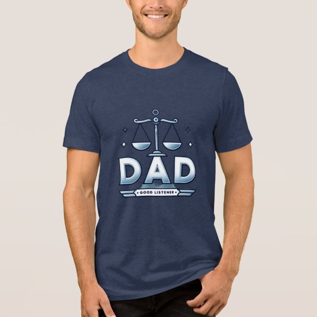 En Tri-matière Libra Zodiac Papa T-shirt (Recto)