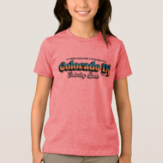 En Tri-matière Livre de coloriage Colorado Dj t-shirt pour enfant