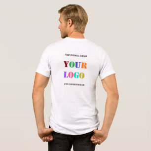 En Tri-matière Logo de votre entreprise et T-Shirt d'entreprise s