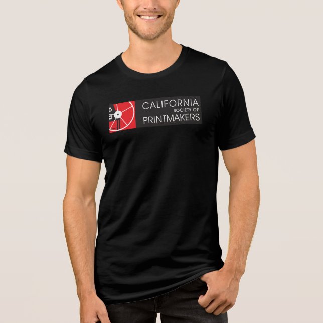 En Tri-matière Logo du T-shirt CSP Bella+Canvas pour homme (Recto)