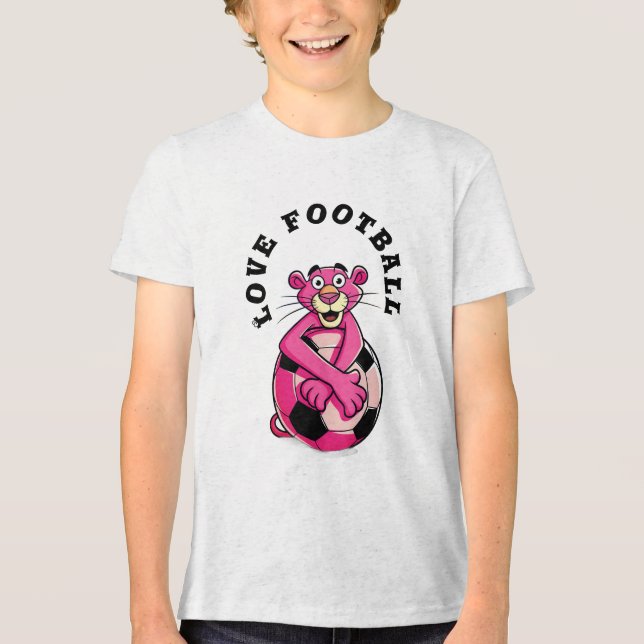 En Tri-matière Love football T-Shirt Baby Bodysuit (Recto)