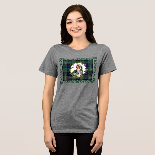 En Tri-matière Maillot T-shirt chardon Scottish Dancer (Recto plein)