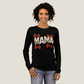 En Tri-matière Mama Strong : T-shirt à cœur audacieux avec 4 ruba