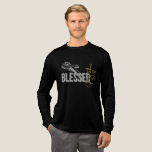 En Tri-matière Matthieu 5:1-11 Chrétien T-shirt béni