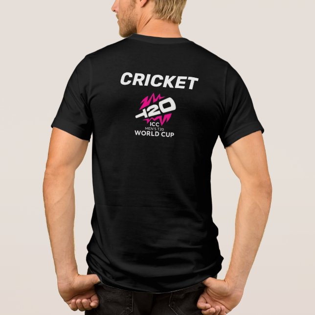 En Tri-matière Men’s T20 IPL Cricket Logo T-Shirt (Verso)