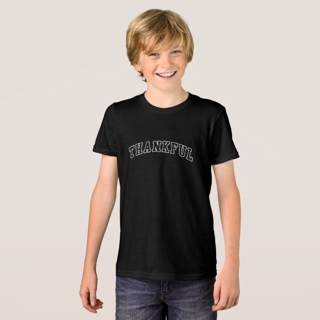 En Tri-matière Merci - T-shirt enfant (Recto plein)