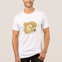 "Mode Nap" T-shirt Chat - Cadeau Amoureux des anim
