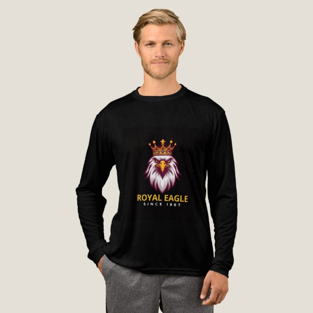 En Tri-matière Modèle de t-shirt Royal Eagle (Recto complet)