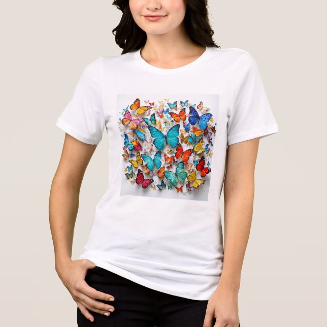En Tri-matière Modèle T-shirt Butterfli (Recto)