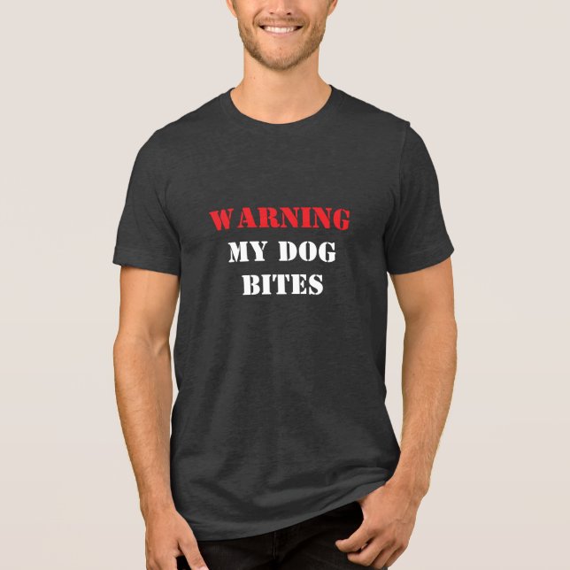 En Tri-matière Mon faire mord T-shirt (Recto)