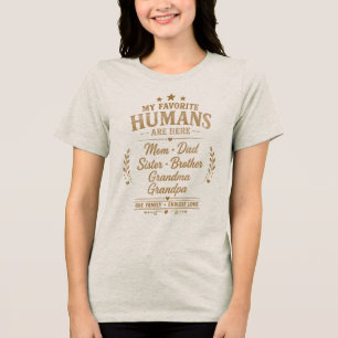 En Tri-matière Mon T-shirt Préféré pour la Famille