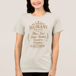 En Tri-matière Mon T-shirt Préféré pour la Famille
