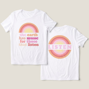 En Tri-matière musique pour ceux qui écoutent T-Shirt