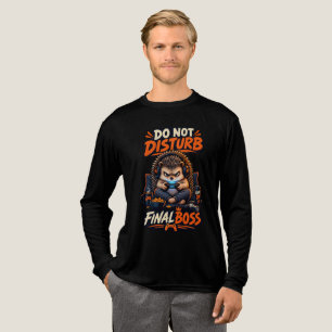 En Tri-matière Ne pas déranger T-shirt de gamer Hérisson Boss fin