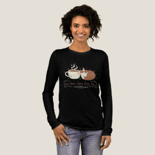 En Tri-matière Nouvelle Année Même Ambiance Cosy T-Shirt Chat Caf
