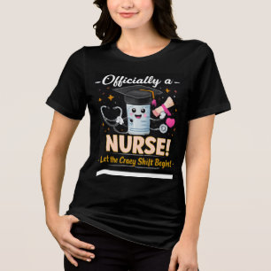 En Tri-matière Officiellement un T-shirt de fin d'études d'infirm