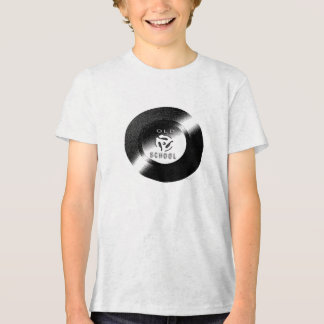 En Tri-matière Old School 45 Vinyl Record T-Shirt