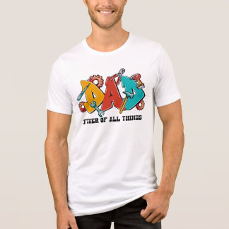 En Tri-matière Papa - Fixer toutes les choses T-shirt