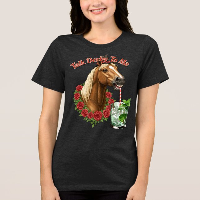 En Tri-matière Parlez Derby à Moi T-Shirt (Recto)