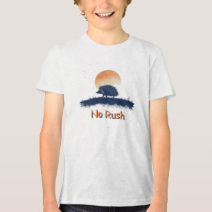En Tri-matière Pas de T-shirt de hérisson de ruée - Graphique de
