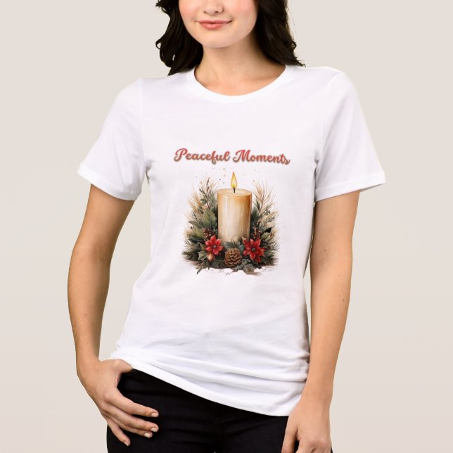 En Tri-matière Peaceful Moments & Quiet Soul T-Shirt  (Recto)