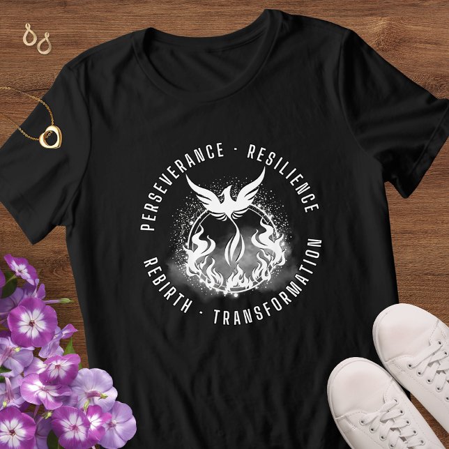 En Tri-matière Phoenix Rising Silhouette T-shirt (Créateur téléchargé)