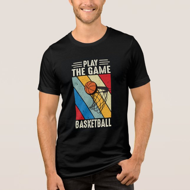 En Tri-matière Play the Game Basketball T-Shirt (Recto)