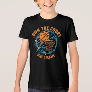 En Tri-matière Posséder le T-shirt de basket de la Cour - Hoop Dr