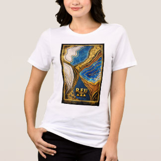 En Tri-matière PowerOf3Brand Abstract Street Art T-Shirt