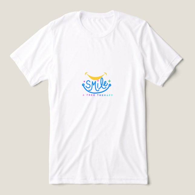 En Tri-matière Premium Unisex Round Neck Cotton T-Shirt (Design Recto)