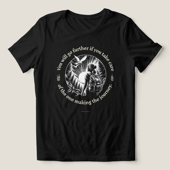 En Tri-matière Prenez soin de vous T-shirt pour les femmes (Design Recto)