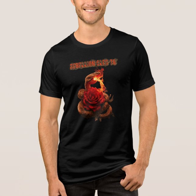 En Tri-matière Rébellion du T-Shirt clés 78 (Recto)