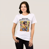 Repos Brunch Face T-Shirt Design.