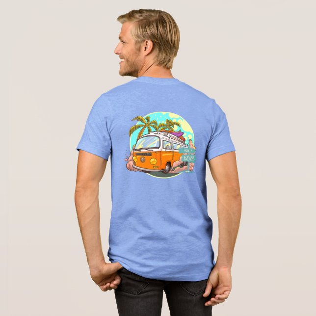 En Tri-matière Retro Beach Van T-Shirt (Évier)
