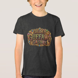 En Tri-matière Rires dorés à gogo – T-Shirt graphique Luxe Laughs