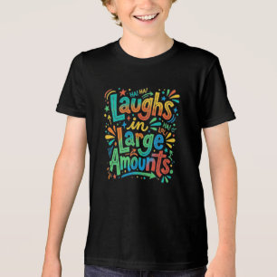 En Tri-matière Rit beaucoup – Graphique T-Shirt humour drôle