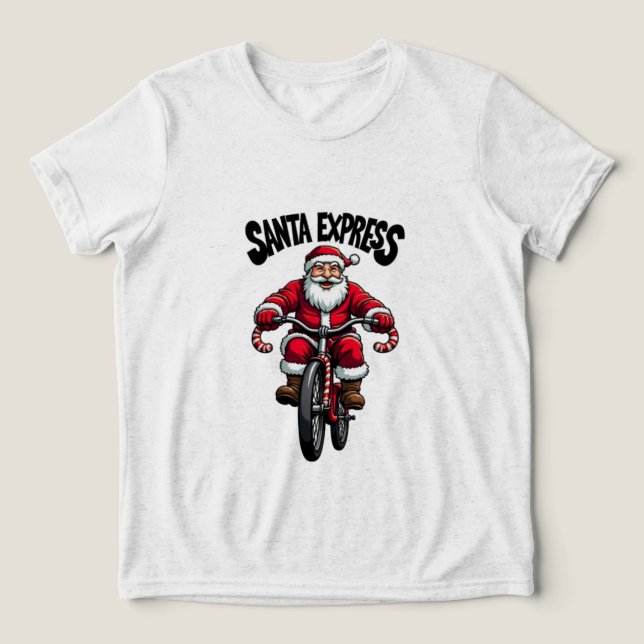 En Tri-matière Santa Express – Conception de T-shirt magique de N (Design Recto)