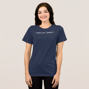 En Tri-matière <shirt role="pants"> T-Shirt