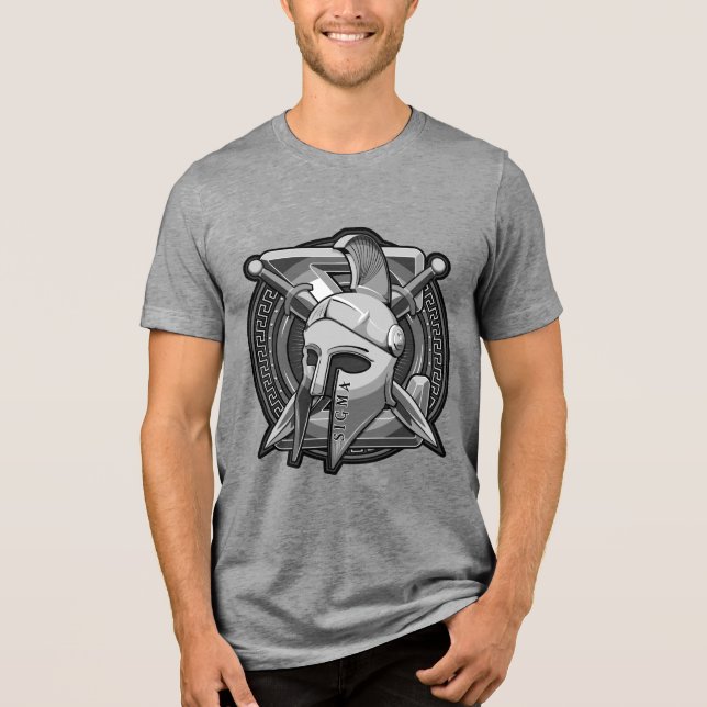 En Tri-matière SIGMA Helmet & Shield 3b Men's Basic T-Shirt (Recto)