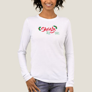 En Tri-matière "Sleigh", T-shirt de Noël toute la journée