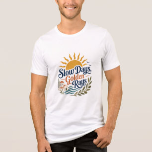 En Tri-matière Slow Days Golden Rays Summer Sun T-Shirt