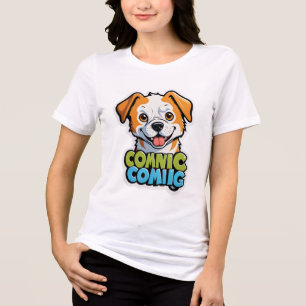 En Tri-matière Sniff arrive - Drôle Dog Cartoon T-Shirt