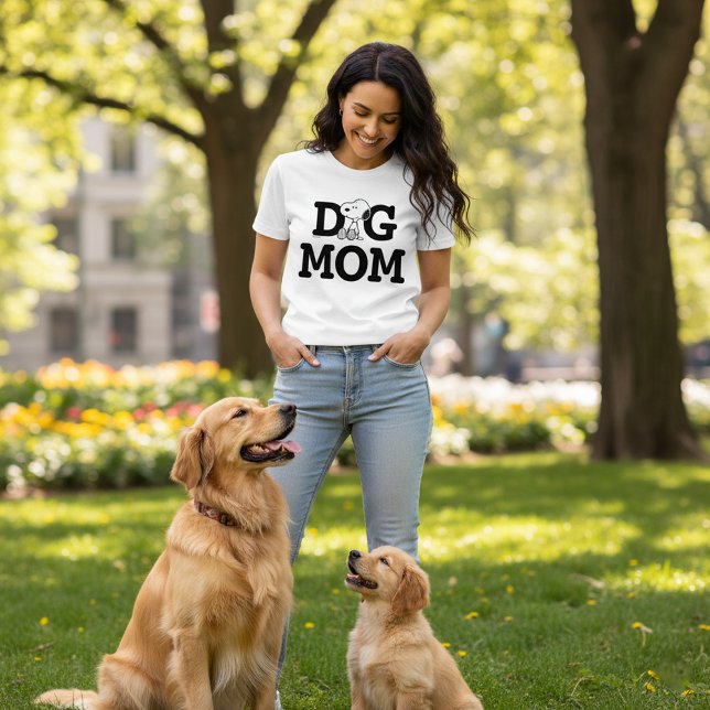 En Tri-matière Snoopy | T-shirt maman chien (Créateur téléchargé)