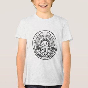 En Tri-matière SPNP_Bella+Canvas T-Shirt Tri-mélange Ado_Je t'aim