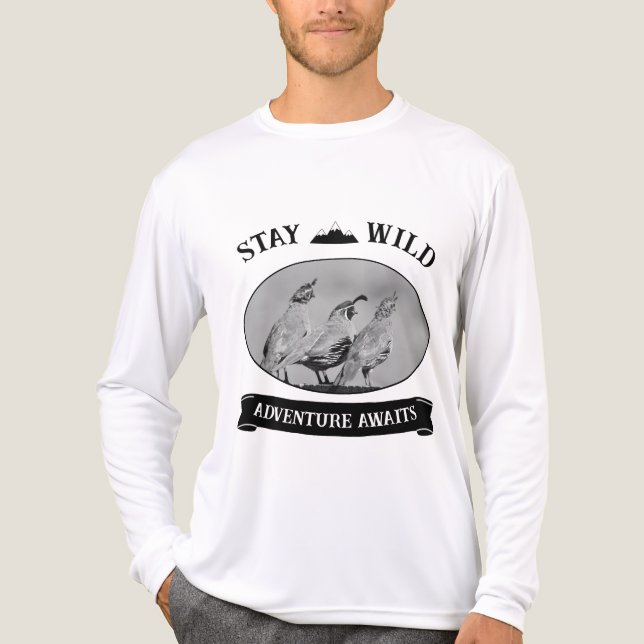 En Tri-matière Stay Wild T-Shirt (Recto)