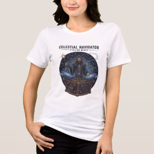 En Tri-matière Stellar Constellation Navigator DJ T-shirt