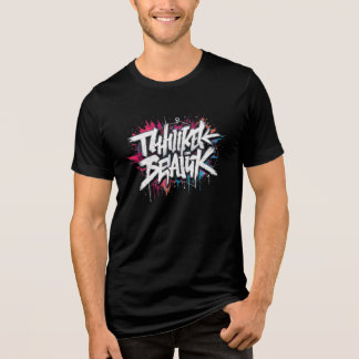 En Tri-matière "Streetwear Graffiti T-Shirt – Bold Urban Art Styl