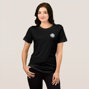 En Tri-matière STYLE DE FLEURS T-Shirt WOMENS